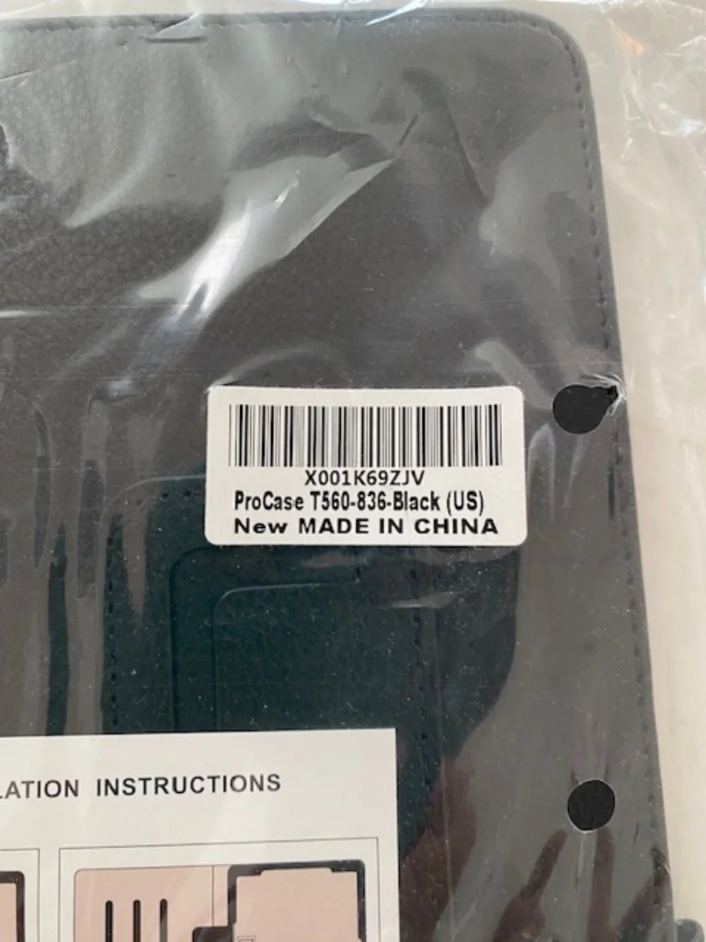 Pro Case Model T560-836 Black, 9 to 10 inch Tablets